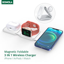 Load image into Gallery viewer, PowerLink - Foldable 3-in-1 Wireless Charger