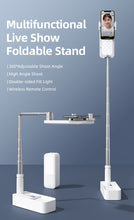 Load image into Gallery viewer, MobiStand - Content Creator Tool - Mobile Phone Stand And Holder For Video Recording With Light
