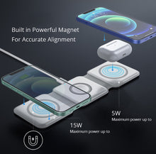 Load image into Gallery viewer, PowerLink - Foldable 3-in-1 Wireless Charger
